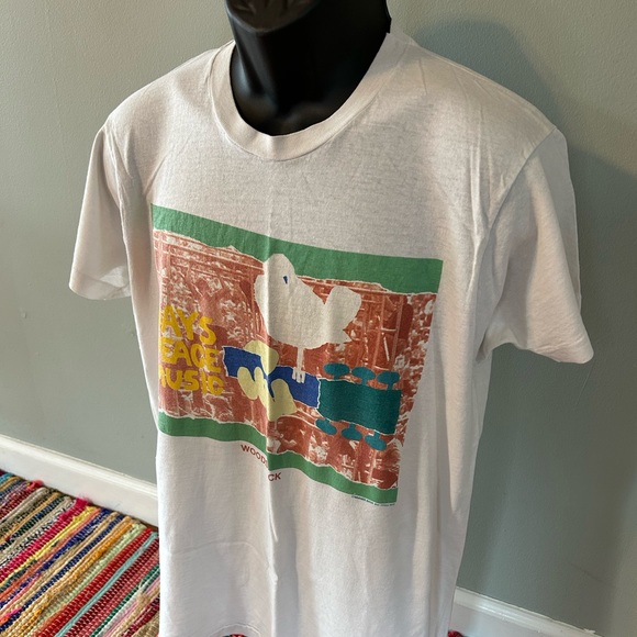 Woodstock 1999 Vintage Tee Shirt 3 Days of Peace & Music Screen Stars Medium - Picture 2 of 9